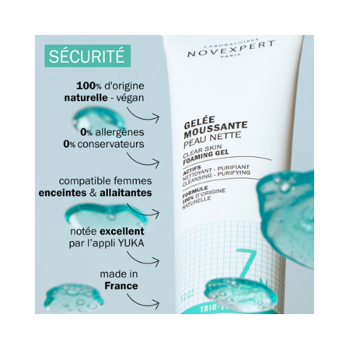 Gelée moussante peau nette - Novexpert lab
