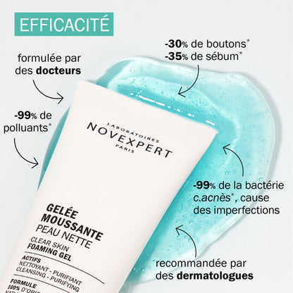 Gelée moussante peau nette - Novexpert lab